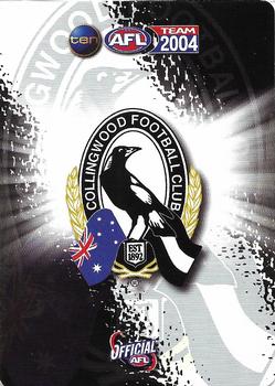 2004 Team Zone AFL Team - Gold Premium #G-8 Tarkyn Lockyer Back